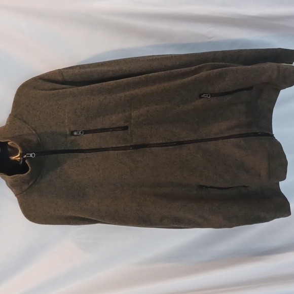 Sonoma Men’s Super-soft Sweater Fleece, Full zip, Olive Green Big & Tall - Picture 1 of 7